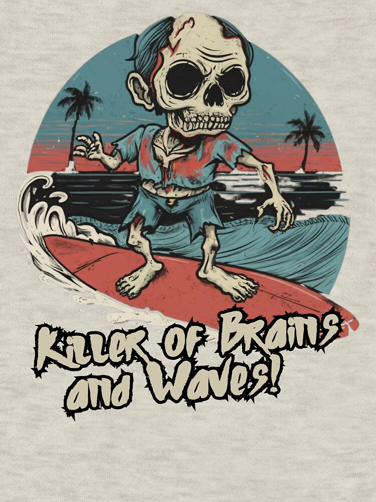 Surfing Zombie, killer of waves and brains, surf by Meandmyshop