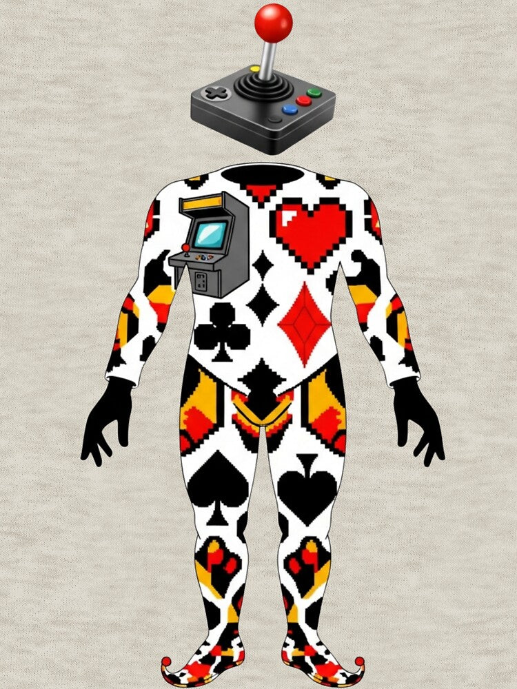 Arcade Jester Retro Gamer Graphic by Dzblack