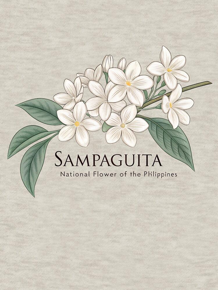 Sampaguita National Flower of the Philippines – Elegant Jasmine Floral Design by VividOrganica