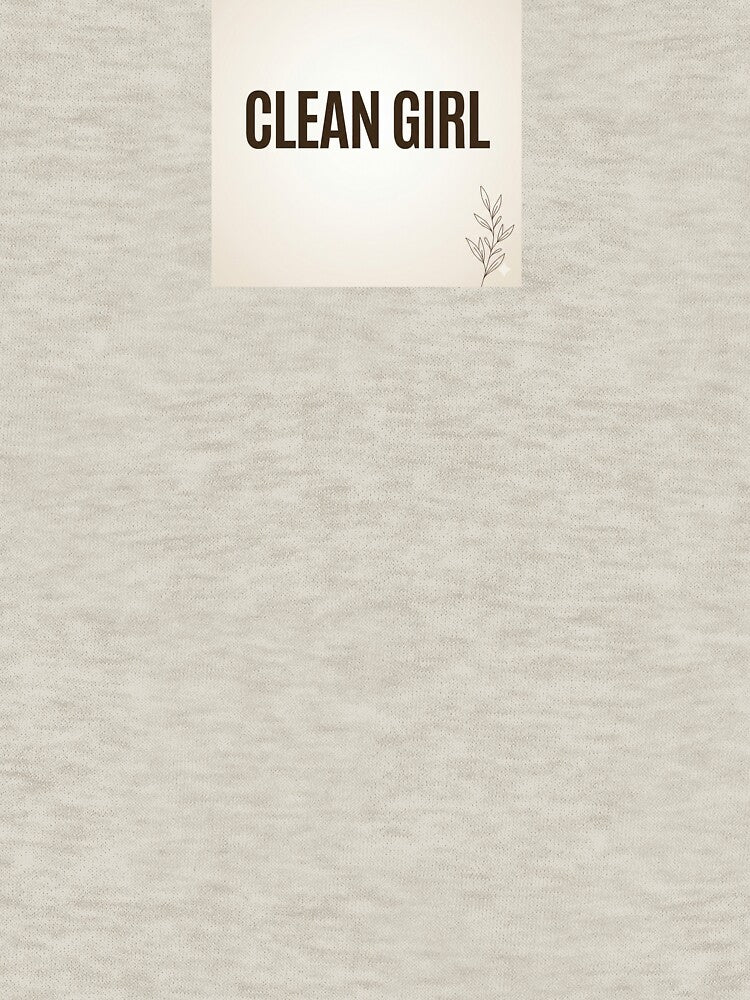 Clean Girl - viral aesthetic T-shirt by WaveDesignsNG