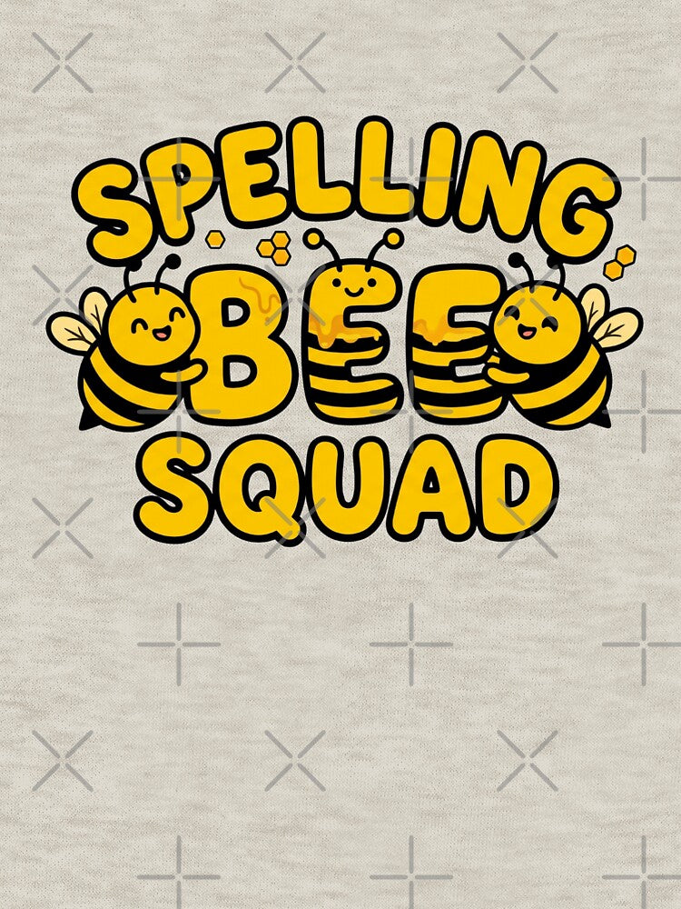 spelling bee squad fun cartoon bee school design by ArtDesignTp