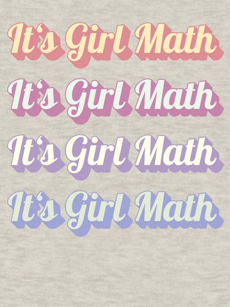 It's Girl Math 4x, soft pastel colours by moon-trace