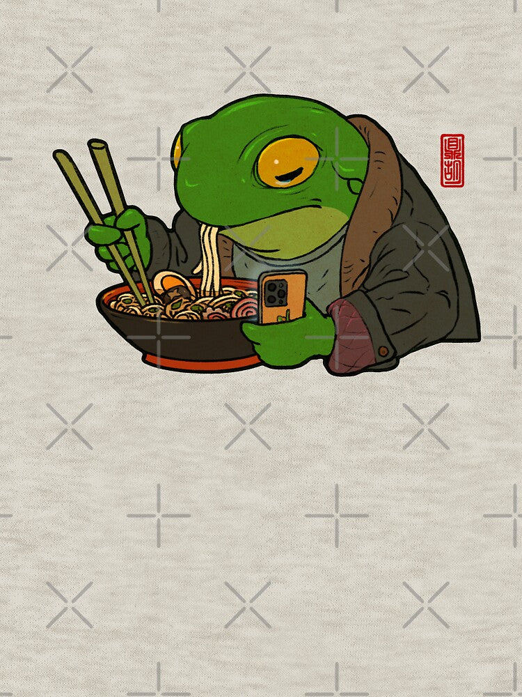 Ramen Lover Frog by DingHuArt