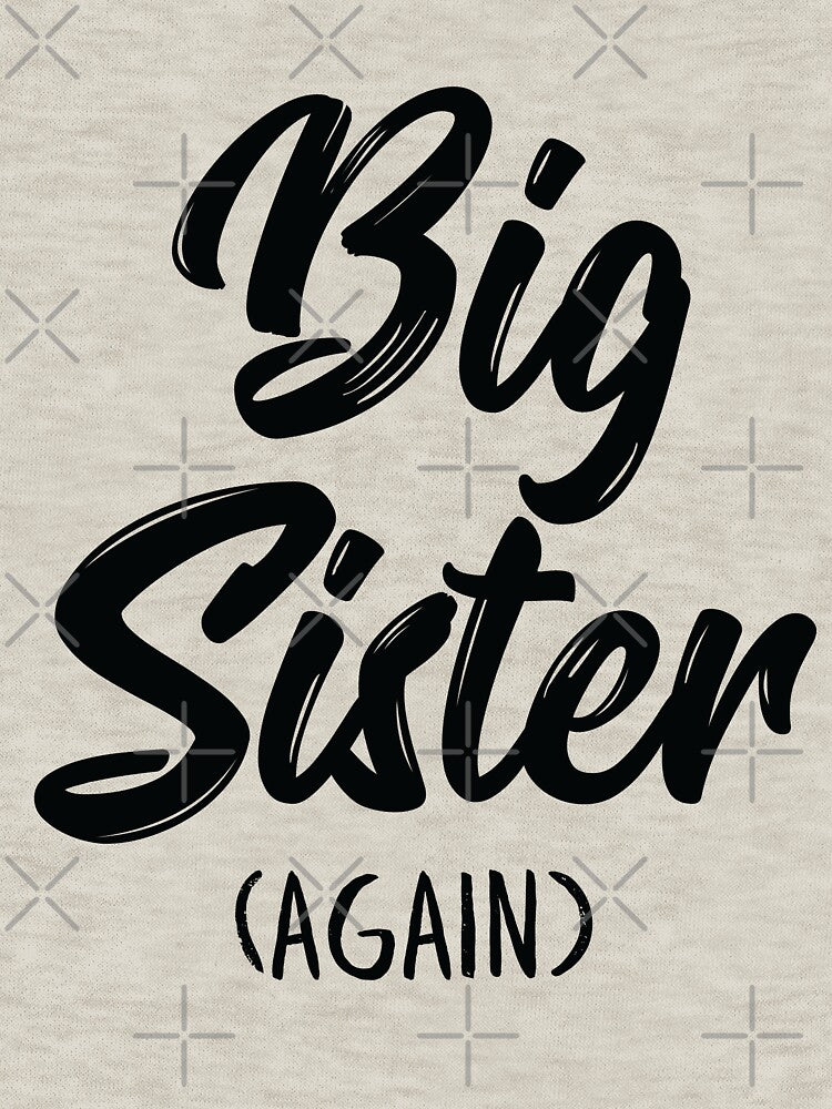 Big Sister Again Girls Pregnancy Announcement by mejeoshop