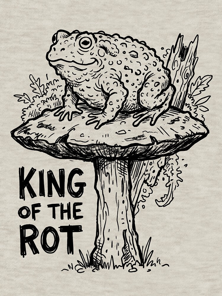 Toadstool Throne - Goblincore Aesthetic by bapupa