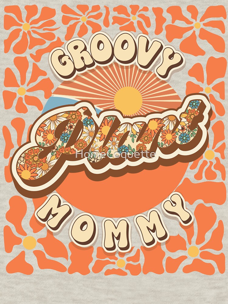 Mother day plant lover groovy gift  for mommy by HomeCoquette