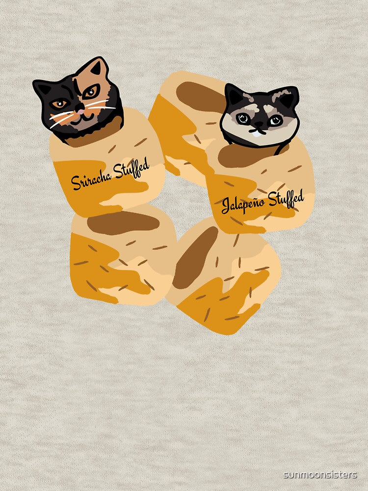Spicy Stuffed Cat Buns by sunmoonsisters