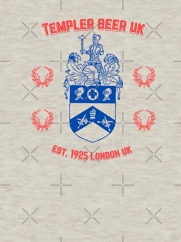 Knights Templer Beer London UK 1925 Est. Crest Coate of Arms 1966 Version - 11 by Henk GoGo T-Shirts ⭐️⭐️⭐️⭐️⭐️