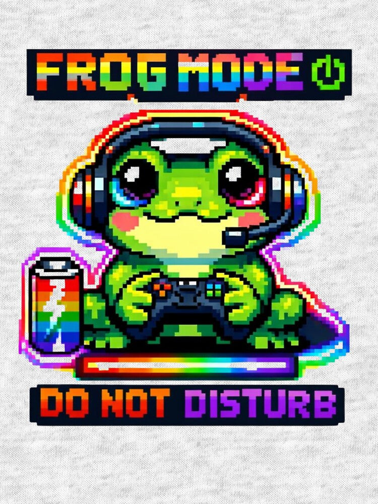 Frog Mode ON — Pixel Edition by Print Loft