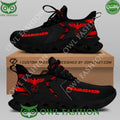 Rammstein band black Neue Deutsche Harte red max soul shoes