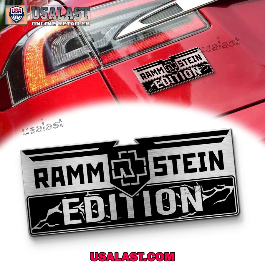 Rammstein Edition 3D Engraved Car Emblem