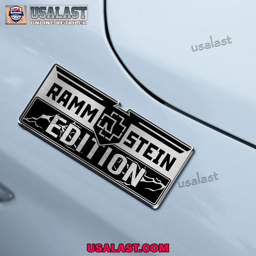 Rammstein Edition 3D Engraved Car Emblem
