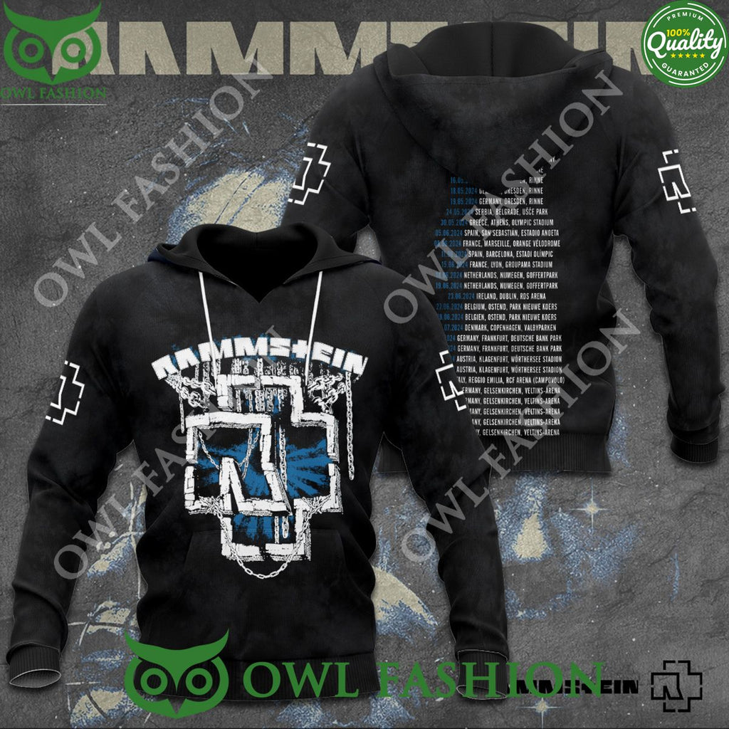 Rammstein Rock Metal World Tour 3D Tshirt Hoodie