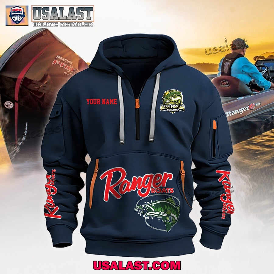 Ranger Boats Fishing Custom Name Heavy Hoodie