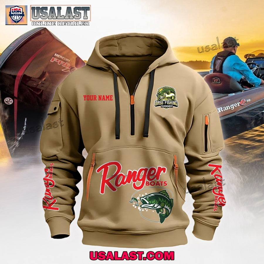 Ranger Boats Fishing Custom Name Heavy Hoodie