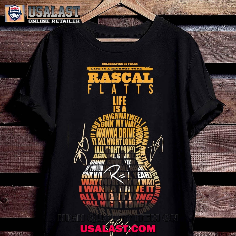 Rascal Flatts 25 Years Life In A Highway Tour Unisex T-Shirt
