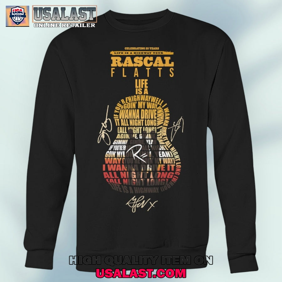 Rascal Flatts 25 Years Life In A Highway Tour Unisex T-Shirt