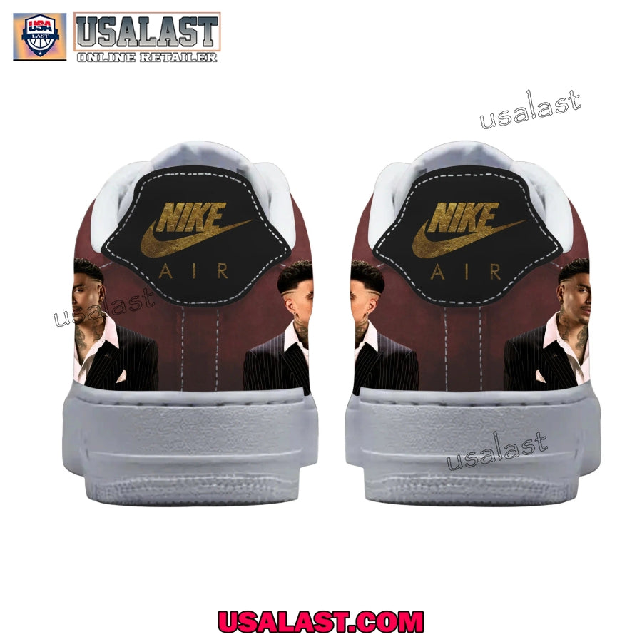 Rauw Alejandro Custom Air Force 1s Shoes