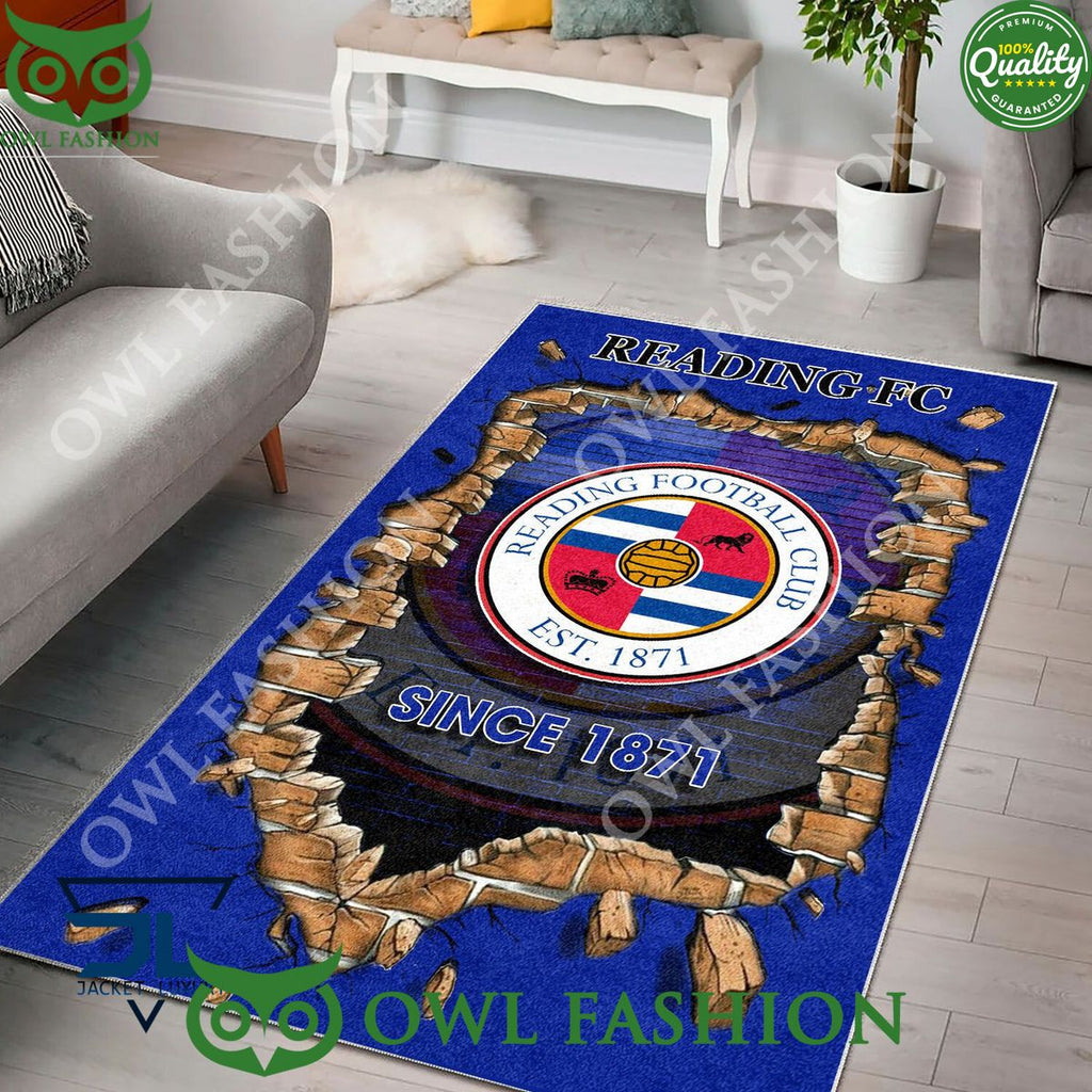 Reading F.C 1837 League Two Living Room Rug Carpet