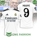Real Madrid x Kylian Mbappé Limited 3D TShirt