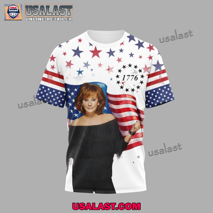 Reba McEntire 2025 Happy Independence Day 3D Shirt