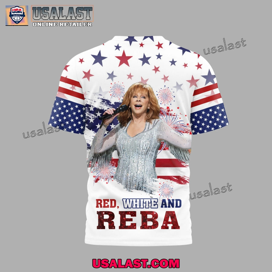 Reba McEntire 2025 Happy Independence Day 3D Shirt
