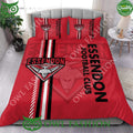 Red Essendon Football Club AFL Bedding set