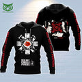 RED HOT CHILI PEPPERS Logo Black 3D Shirt