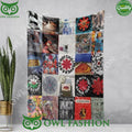 Red Hot Chili Peppers Rock Album Quilt Blanket