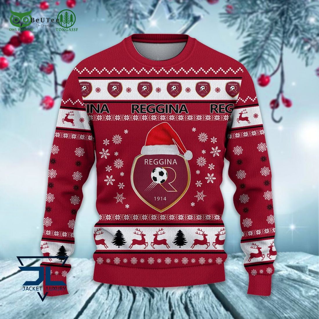 Reggina Calcio Football Lega Serie A Ugly Sweater
