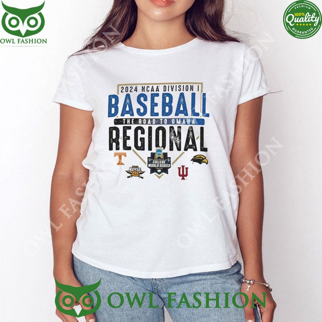 Regional The Road To Omaha Tennessee 2024 Ncaa Division I Baseball Tshirt Hoodie
