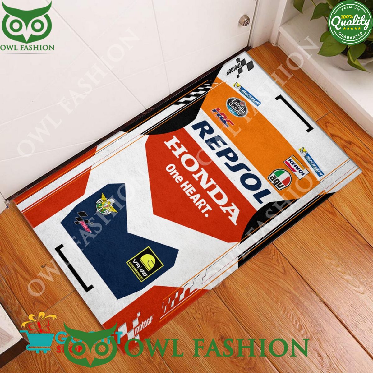 Repsol Honda Team 2024 Motorcycle Doormat