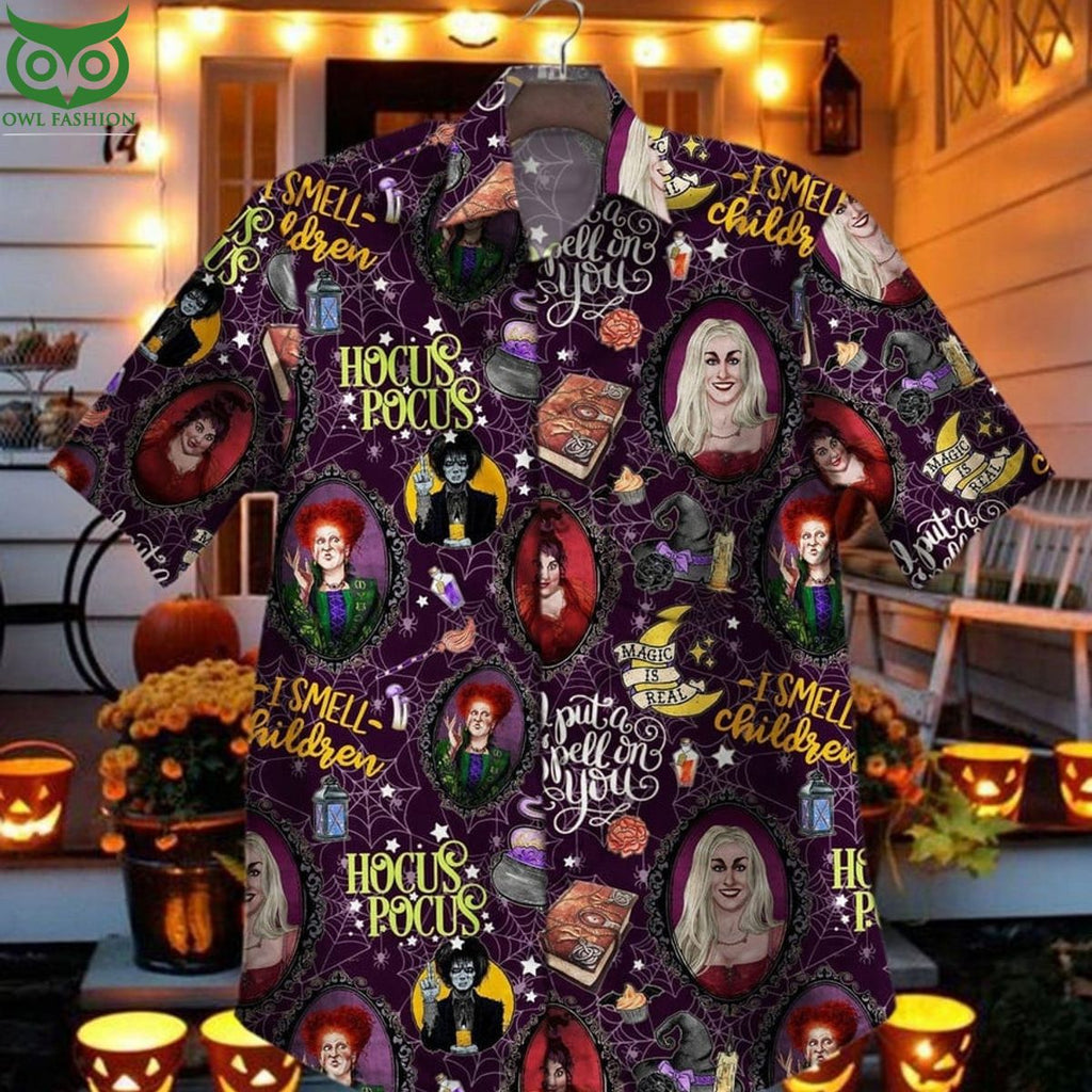 Resger Hocus Pocus Halloween Hawaiian Shirt