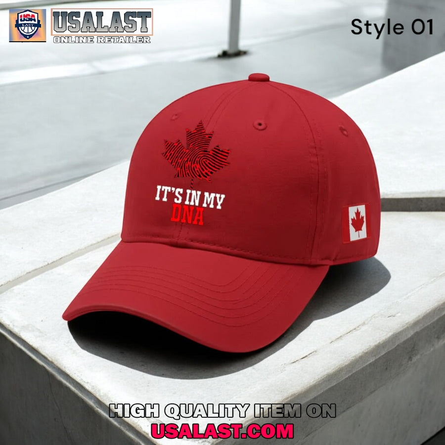 Retro Canada is in my DNA Print Baseball Cap
