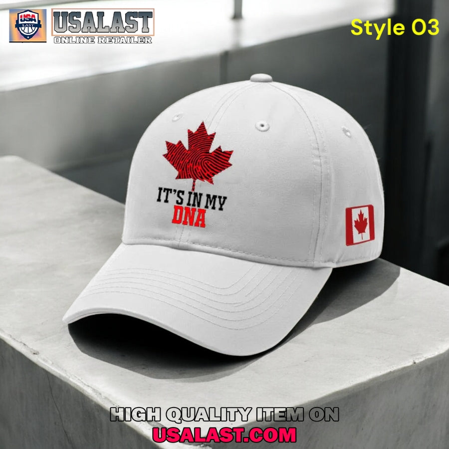 Retro Canada is in my DNA Print Baseball Cap