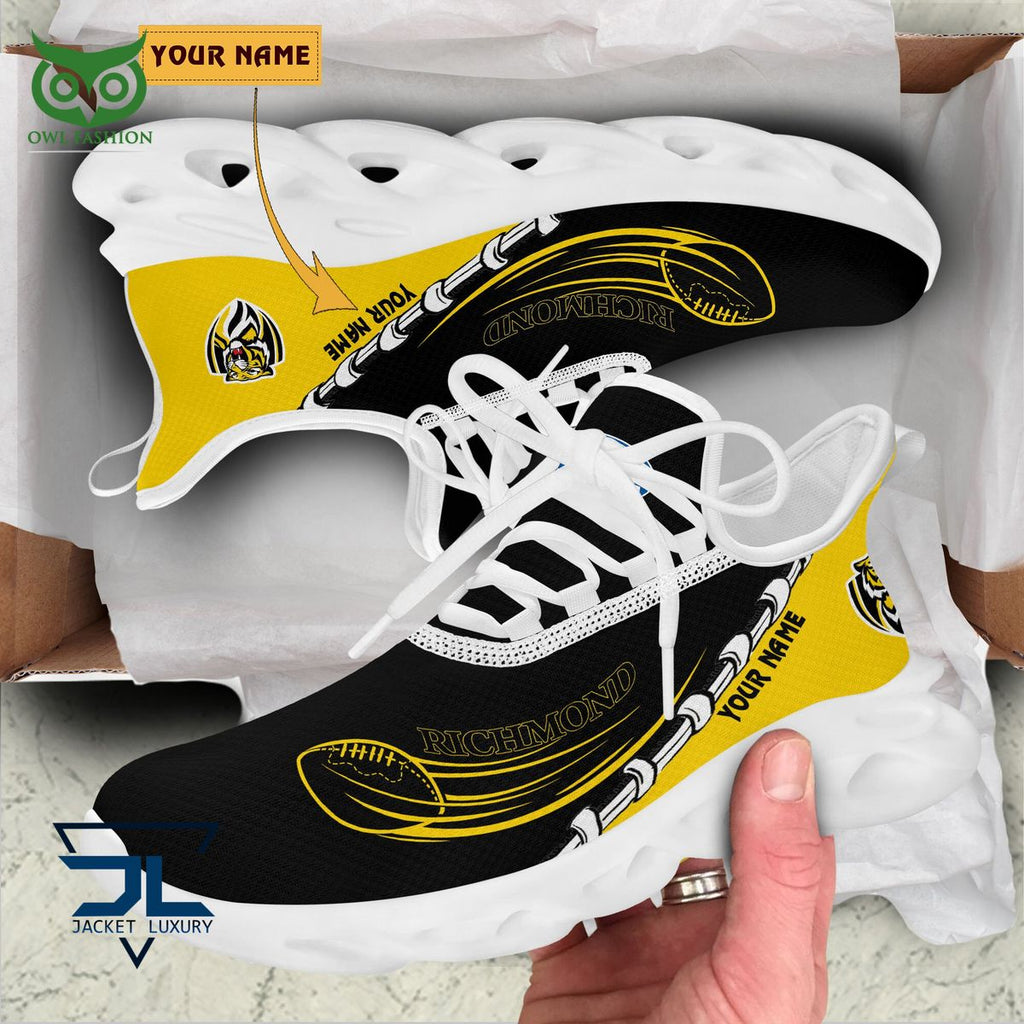 Richmond Football Club AFL Personalized Max Soul Shoes