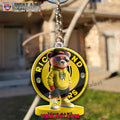 Richmond Football Club Teddy Bear Custom Keychain