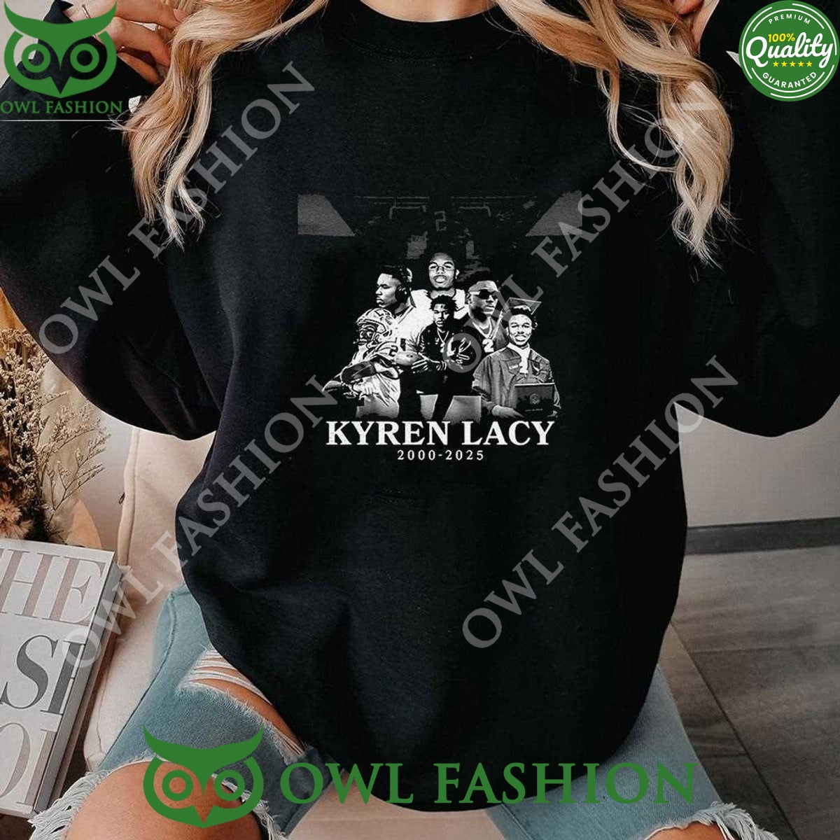 Rip Kyren Lacy Football Player 2000 2025 t Shirt