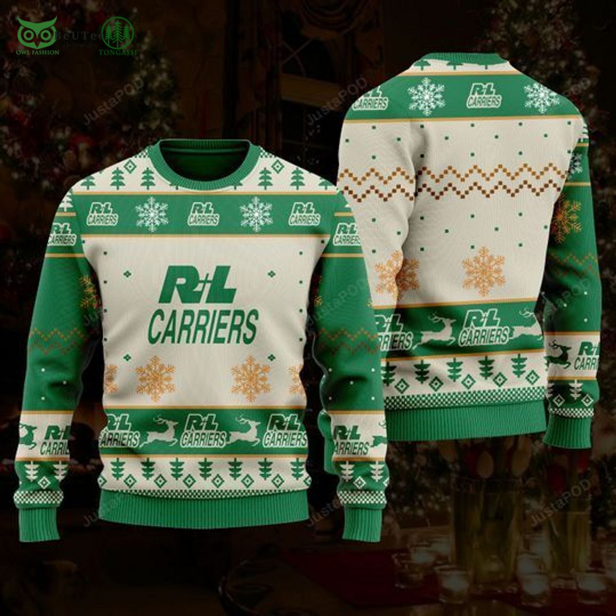RL Carriers Ugly Christmas Sweater AOP
