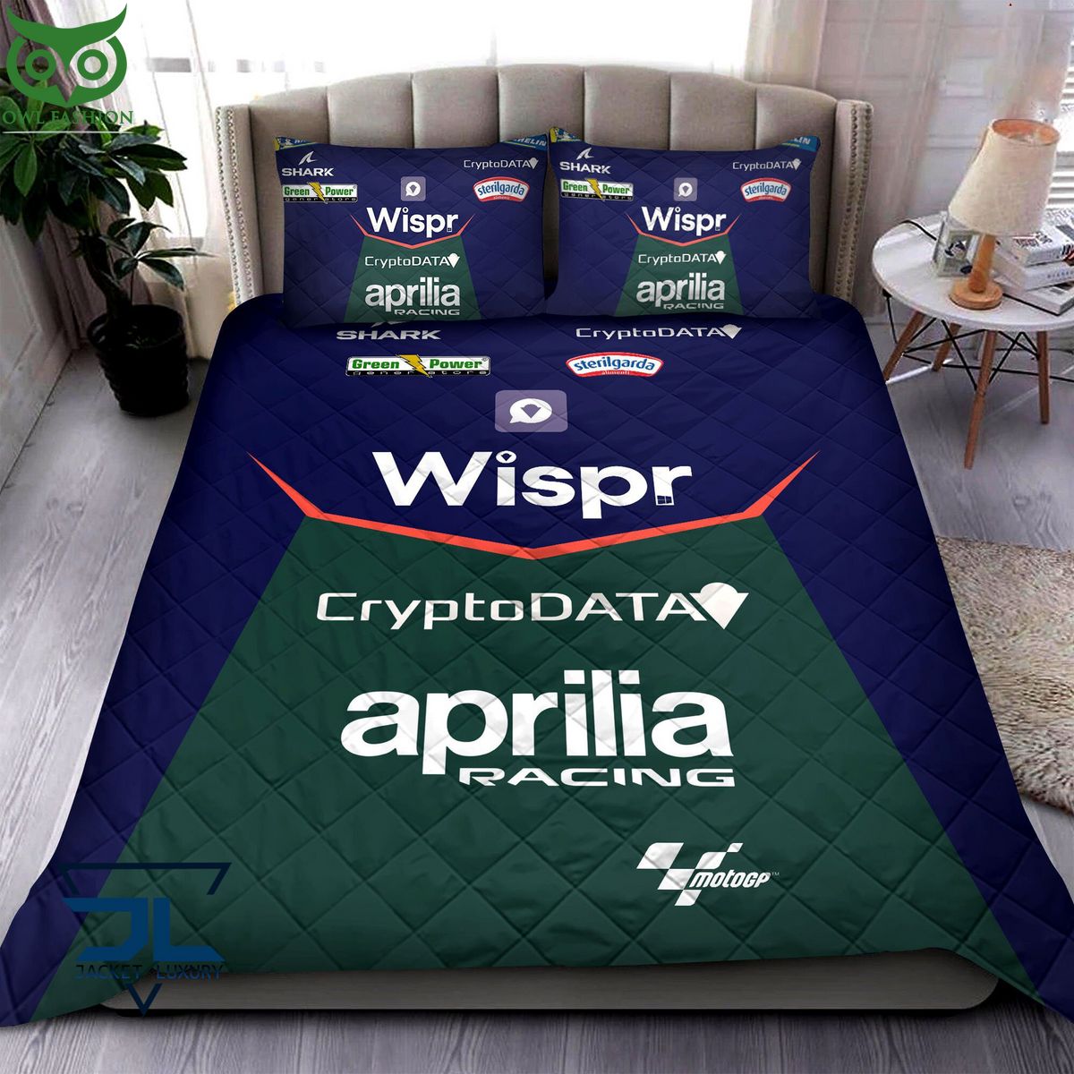 RNF MotoGP Racing Quilt Bedding Set