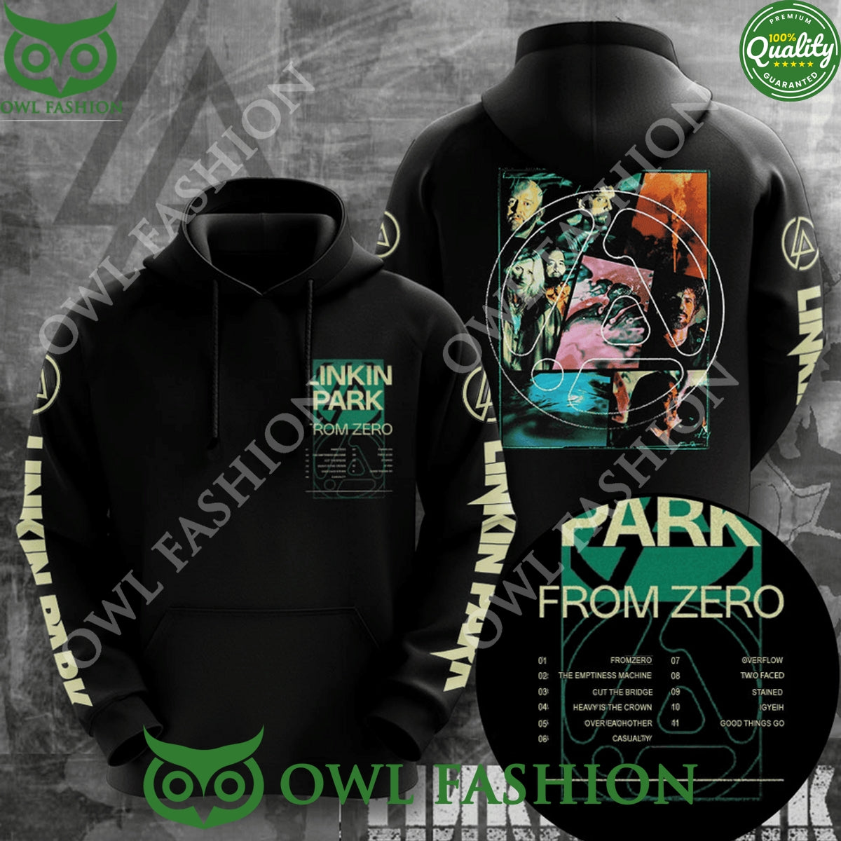 Rock Band LINKIN PARK From Zero Album hoodie