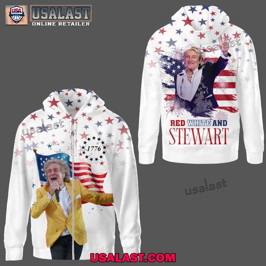Rod Steward Happy 4th Of July 3D Hoodie, T-Shirt