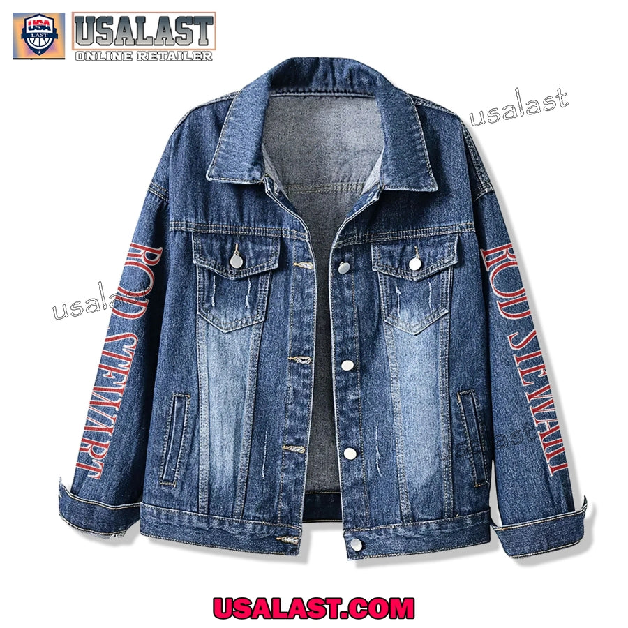 Rod Stewart 4th Of July Denim Jacket