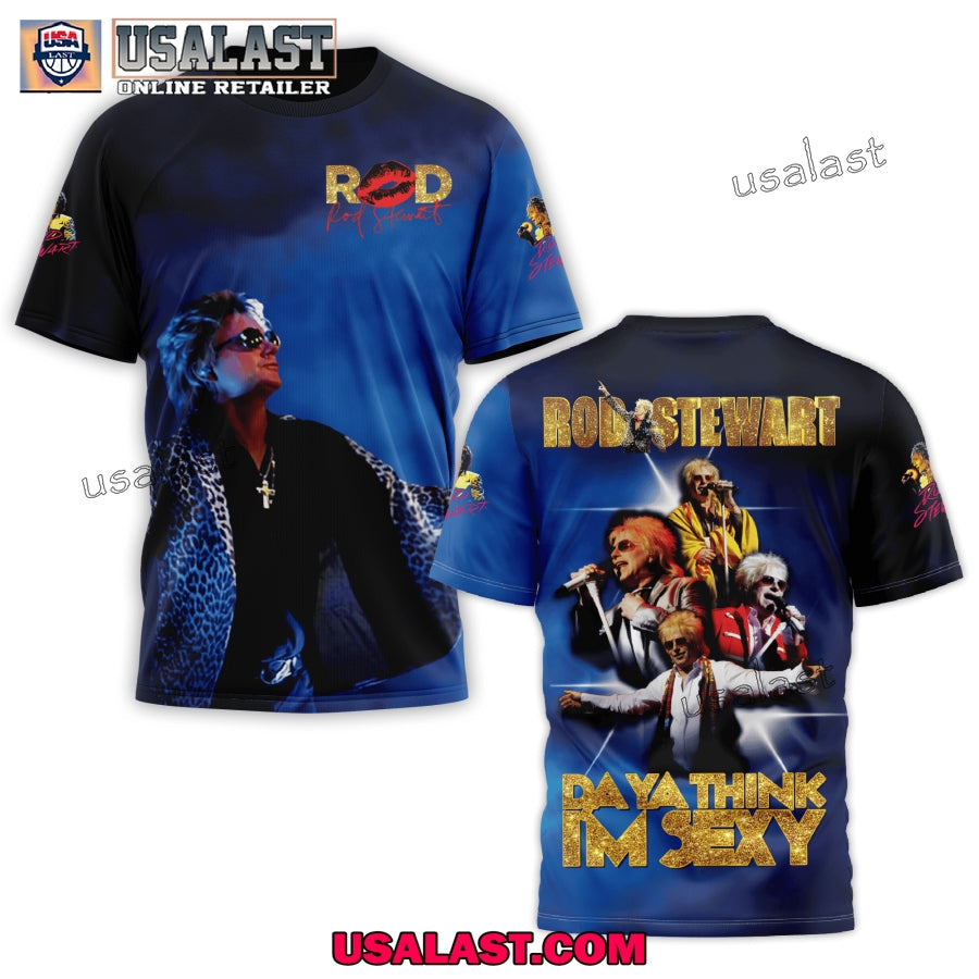 Rod Stewart Daya Think I’m Sexy All Over Print Shirt