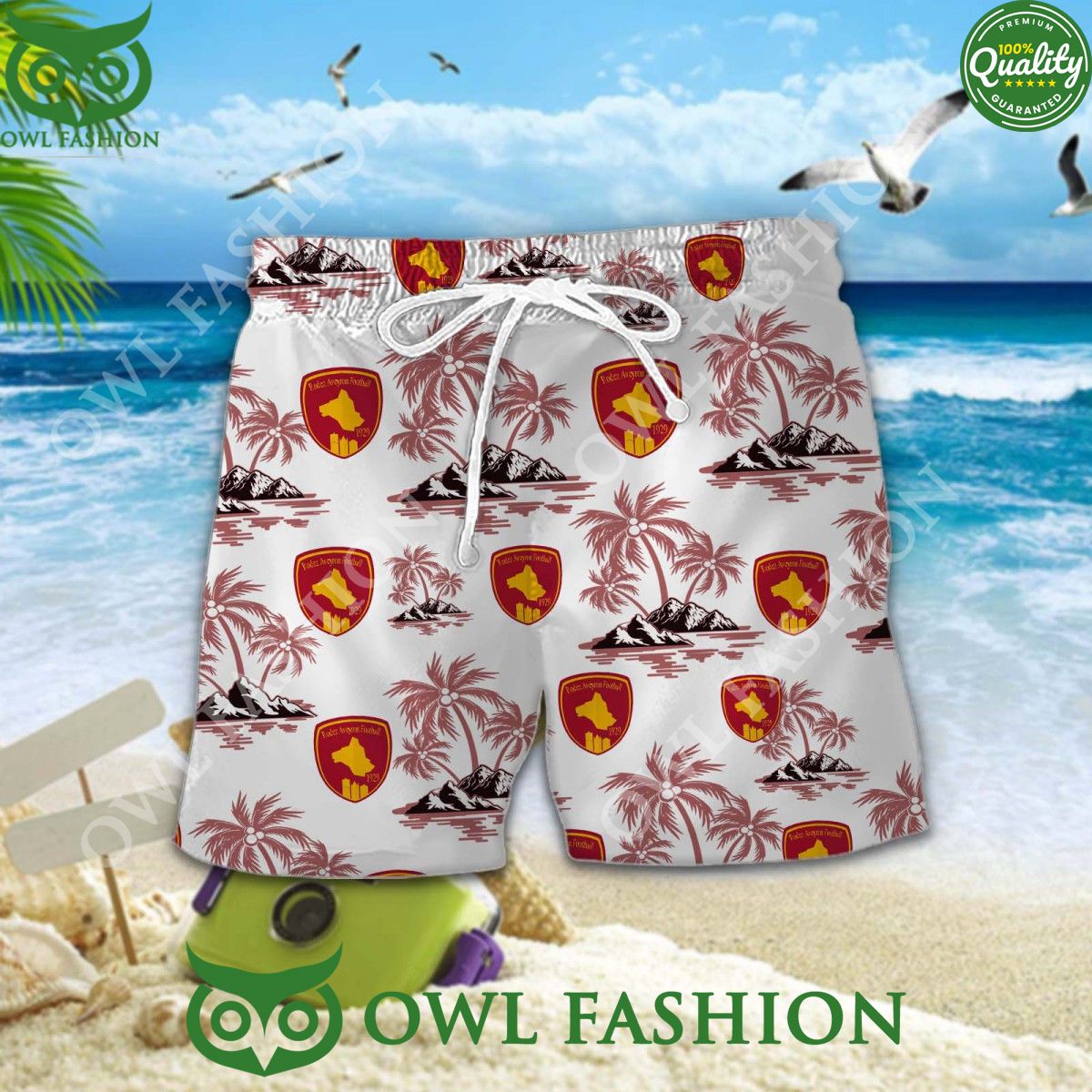 Rodez Aveyron Ligue 2 France Championship Hawaiian Shirt