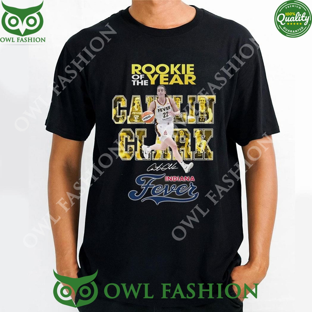Rookie Of The Years Caitlin Clark Indiana Fever 2024 t shirt
