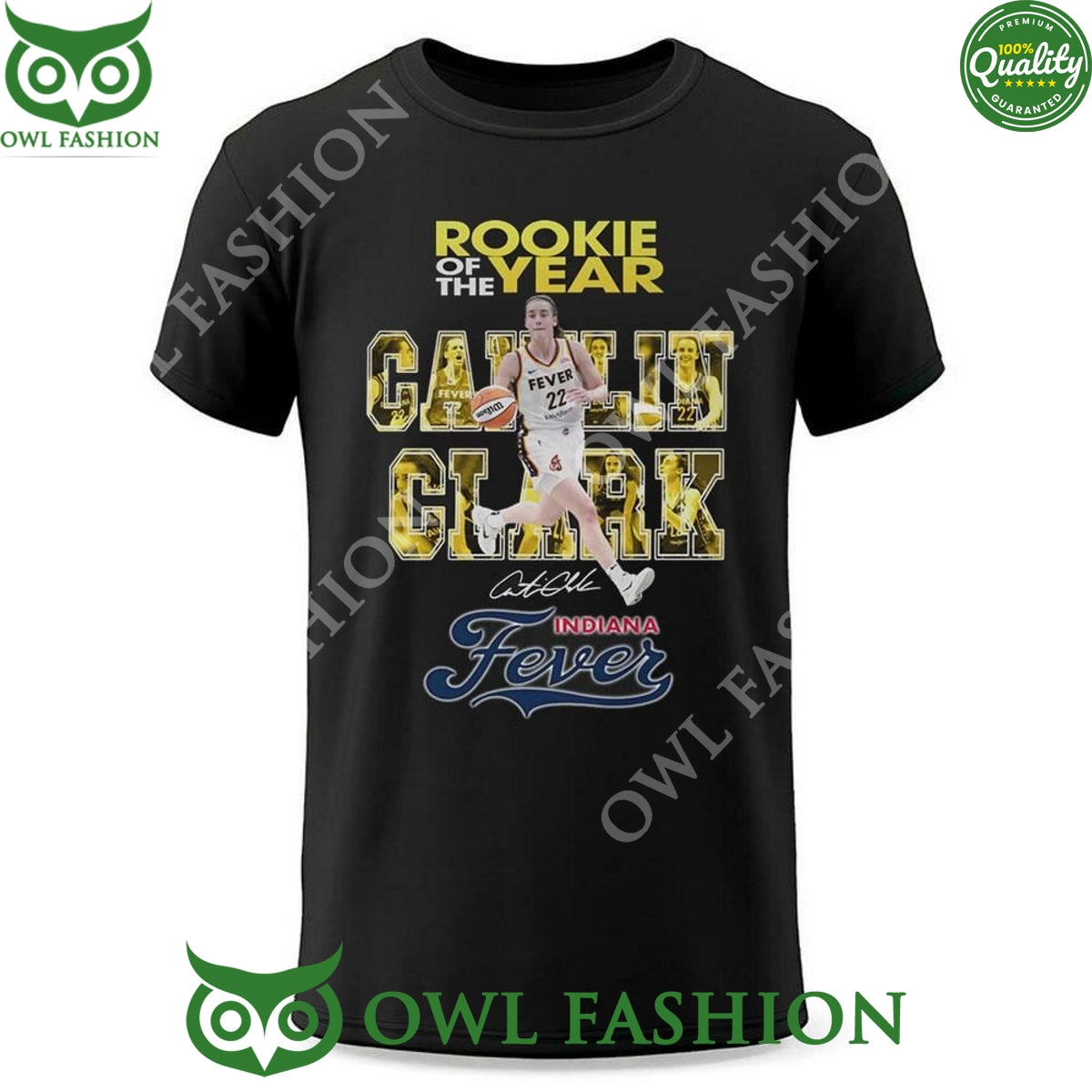 Rookie Of The Years Caitlin Clark Indiana Fever 2024 t shirt