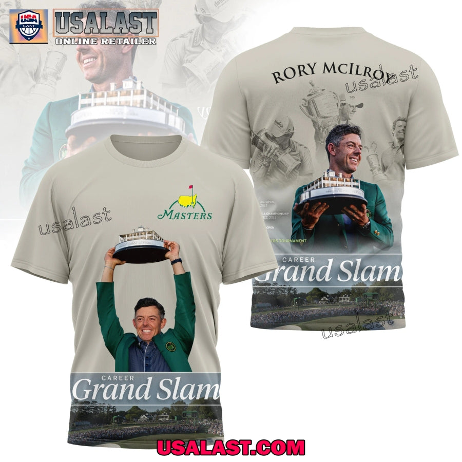 Rory Mcilroy Career Grand Slam 3D Shirt