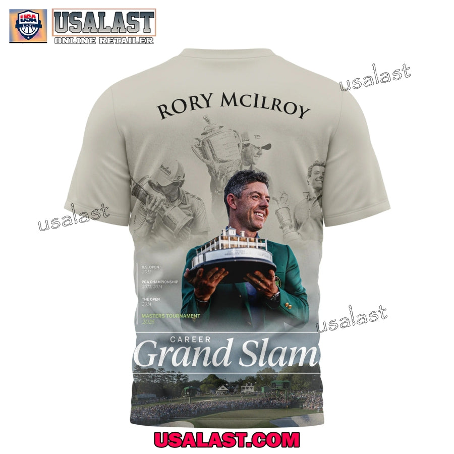Rory Mcilroy Career Grand Slam 3D Shirt