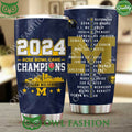 Rose Bowl Game 2024 Michigan Wolverines NCAA Tumbler Cup